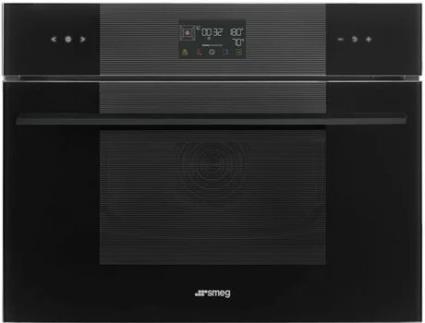 Forno a Vapor SMEG Linea SO4102S3B3 (41 L - 59.7 cm - Hidrolítico - Preto)