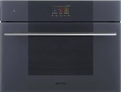 Forno Micro-ondas SMEG Linea SO4104M2PG (40 L - 59.7 cm - Hidrolítico - Neptune Grey)