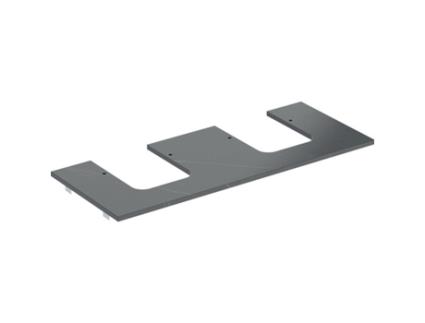 GEBERIT One Prato de Lavatório Recortado Duplo para Lavatório de Bancada em Forma de Bacia Grés 120X2X47Cm 505.175.00.