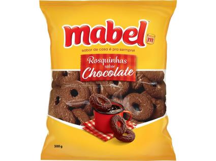 Biscoito Rosquinha Mabel Sabor Chocolate 300g