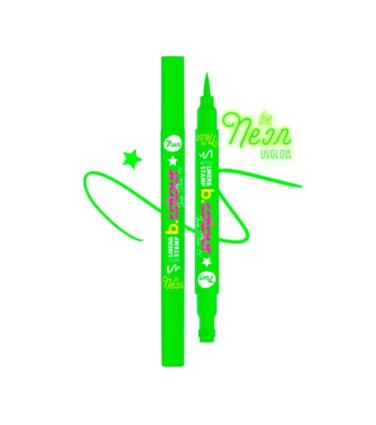 7DAYS - delineador + carimbo neon - 02: Lime Star