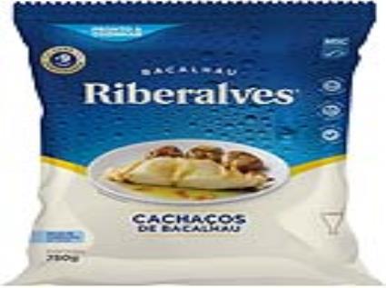 Cachaços Bacalhau Riberalves 9m Cura 750g