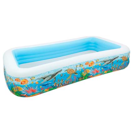 Piscina Infantil Insufável  Tropical (999l - 305x183x56cm)