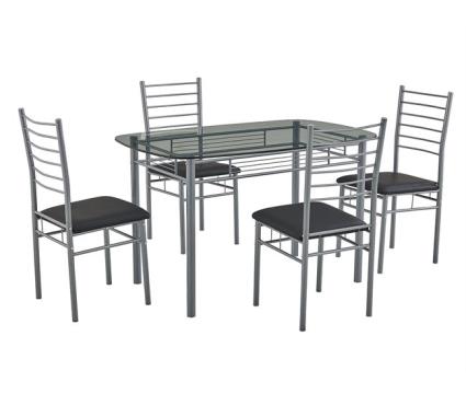 Conjunto mesa e 4 cadeiras tania