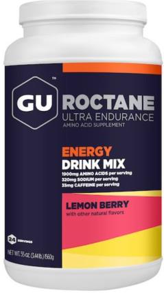 Bebidas energéticas e energéticas GU Energy GU Roctane Energy Drink Mix 1560 g Lemo