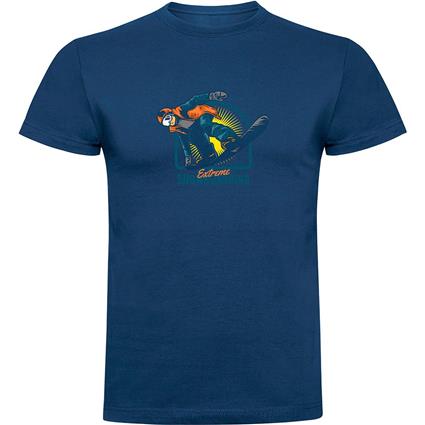 Kruskis Extreme Snowboarding Short Sleeve T-shirt Azul M Homem