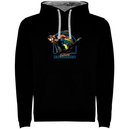 Kruskis Extreme Snowboarding Bicolor Hoodie Preto S Homem
