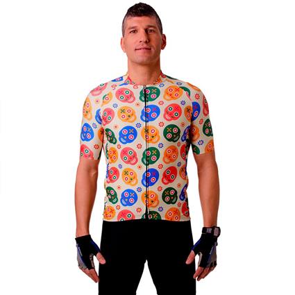 Hoopoe Skully Short Sleeve Jersey Colorido S Homem