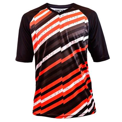 Handup The Analog Short Sleeve Enduro Jersey Laranja,Preto S Homem