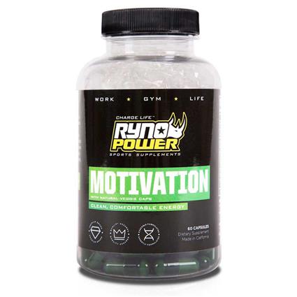 Ryno Power Mot882 Unflavored Motivation Caps 60 Units Transparente