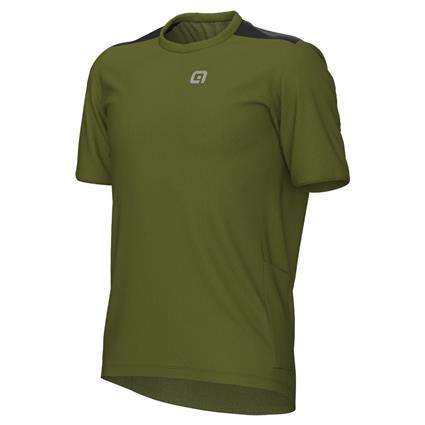 Ale Sonora Short Sleeve Jersey Verde L Homem