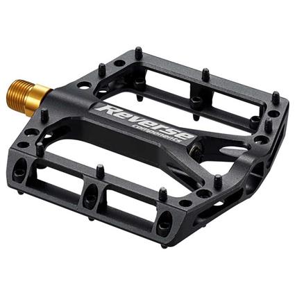 Reverse Components Black One Pedals Dourado