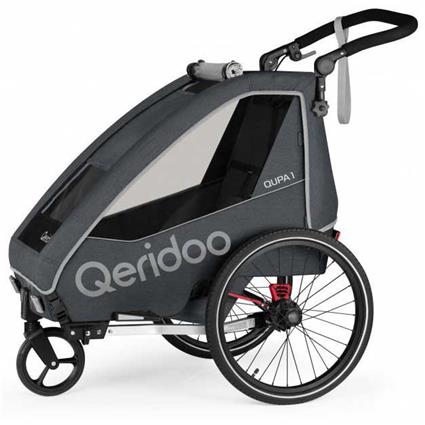 Qeridoo Qupa1 Trailer Prateado Max 50 kg Rapaz