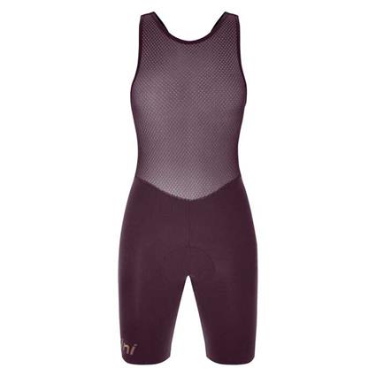 Santini Unico Bib Shorts Roxo L Mulher