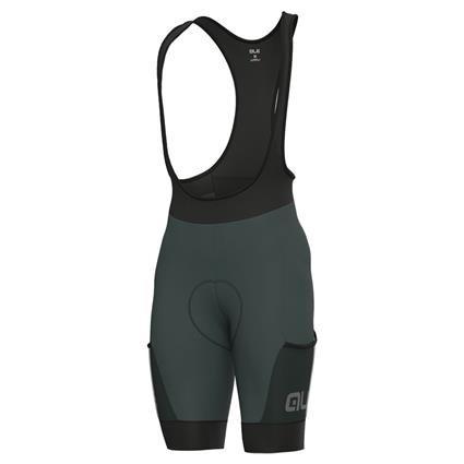 Ale Griss Cargo Bib Shorts Verde L Homem