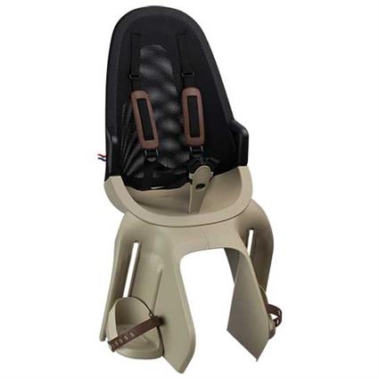 Qibbel Air Cappucino Carrier Child Bike Seat Castanho Max 22 kg Rapaz
