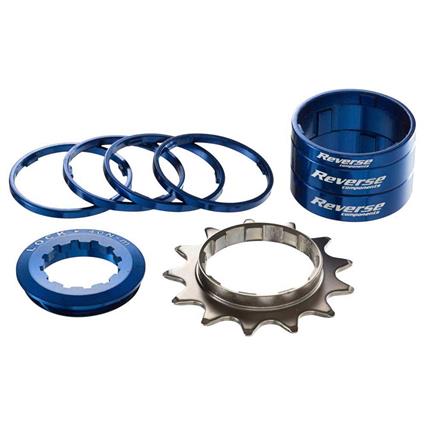 Reverse Components Hg Single Speed Kit Prateado 1s / 13t