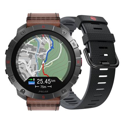 Polar Grit X2 Pro Titan Watch Castanho S-L