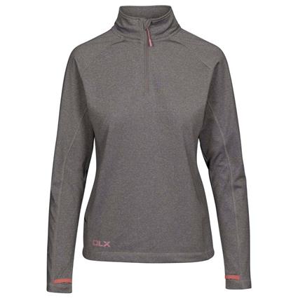Dlx Theresa Half Zip Sweatshirt Cinzento S Mulher