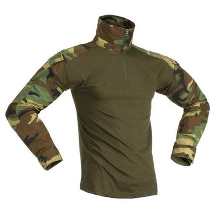 Invadergear Combat Long Sleeve T-shirt Verde M Homem