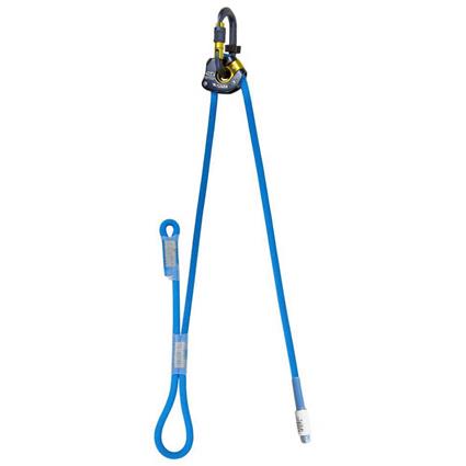Climbing Technology Tuner Y Descendant With Rope Azul