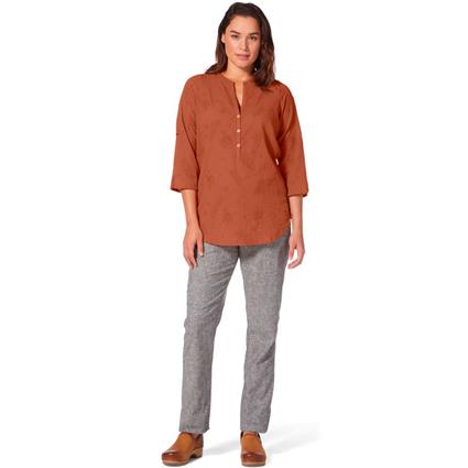 Royal Robbins Oasis Tunic Ii Long Sleeve Shirt Laranja S Mulher