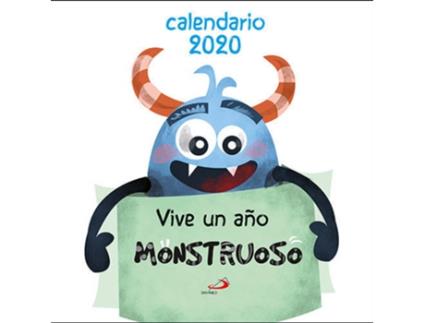 Calendário  EDITORIAL VIVE UN AÑO MONSTRUOSO 2020