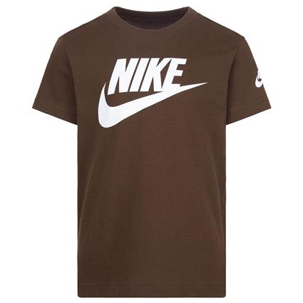 Nike Kids Futura Short Sleeve T-shirt Castanho 4-5 Years