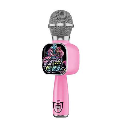 Reig Musicales Bluetooth Microphone Monster High With Melodias And Usb Input 24.8x6.4x5.6 Cm Rosa