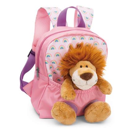 Nici With 21x26 Cm Lion 25 Cm Backpack Rosa