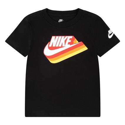 Nike Kids Gradient Futura Short Sleeve T-shirt Preto 24 Months-3 Years