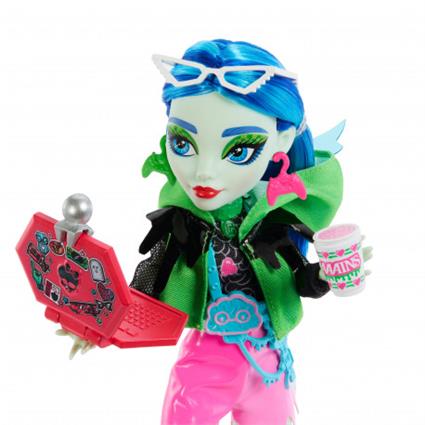 Monster High Skulltimate Secrets Neon Frights Ghoulia Doll Colorido