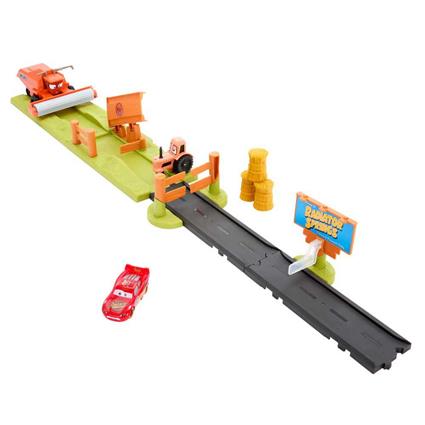 Cars Disney Pixar Toy Car Track With Characters And Escape From Frank Car Transparente