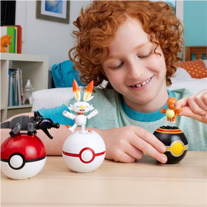 Mega Pokémon Fire Trainer Team Construction Game Prateado