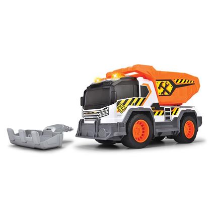 Dickie Toys Construction Site 30 Cm Light And Sound Truck Laranja