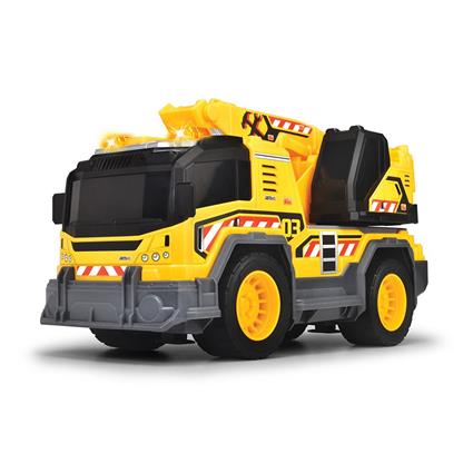 Dickie Toys Crane 30 Cm Light And Sound Truck Amarelo