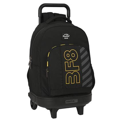 Safta Compact With Trolley Wheels Blackfit8 Zone Backpack Preto