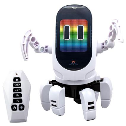Robotics Octobot Robot Prateado