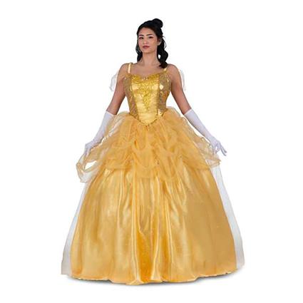 Viving Costumes Princess Bella Enchanted Gloves And Enaguas Dress Costume Amarelo S