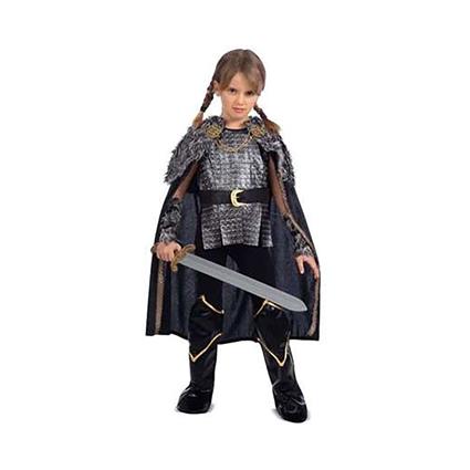 Viving Costumes Lady Viking With Tunic Layer Manguitos And Cover Boots Costume Castanho 3-4 Years