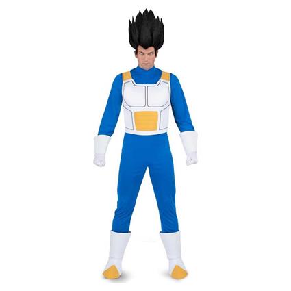 Viving Costumes Vegeta With Shirts Vest Gloves And Covers Costume Azul M