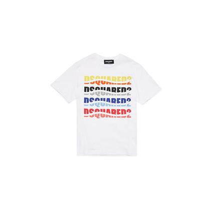 Dsquared2 Kids Relax Short Sleeve T-shirt Branco 12 Years