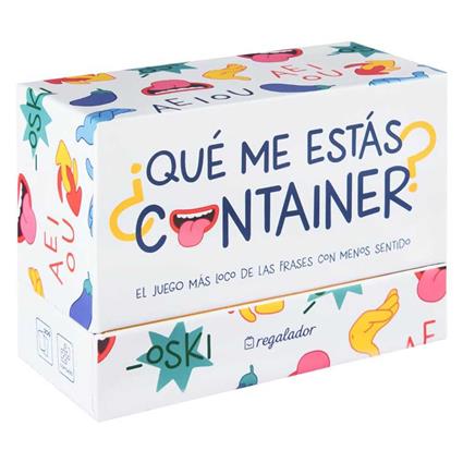 Regalador Qué Me Estás Container Spanish Board Game Colorido
