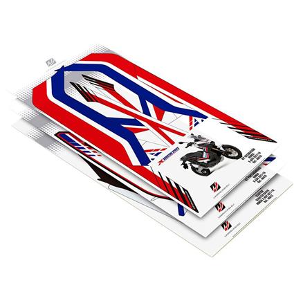 Uniracing Honda X-adv 750 D Abs Dct K46613 Graphic Kit Prateado