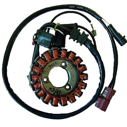 Kokusan Trifase 18 Polos 12v 350w Piaggio-quasar 250 4t Stator Castanho