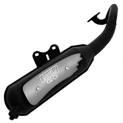 Giannelli Go Peugeot Ludix 50 Muffler Prateado