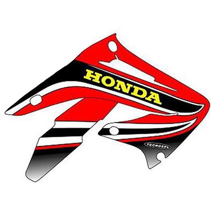 Tecno-x Honda Cr250r 2003 Sticker Vermelho