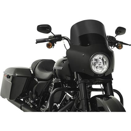 Memphis Shades Warrior Harley Davidson Road King Windshield Preto