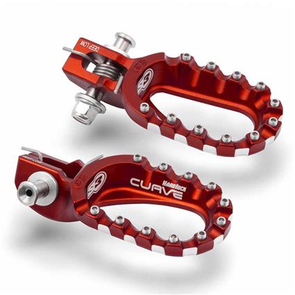 S3 Parts Gas Gas Deep-low Wide Footpegs Vermelho