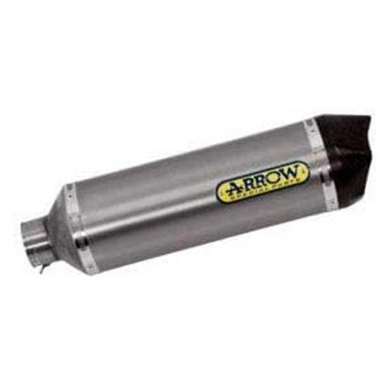 Arrow Race-tech Aluminium With Carbon End Cap Kawasaki Z 650 ´17-20 Muffler Prateado